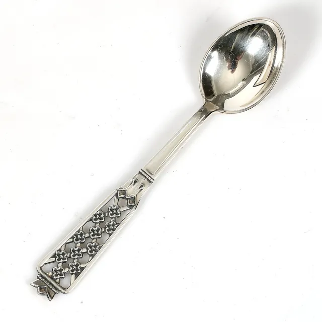KAFFESKEDAR, 12 st. silver, Ceson, Göteborg. 1960. Vikt 96 gram.