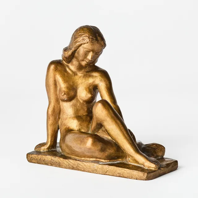 DAVID WRETLING (1901-1986). Sittande kvinna.