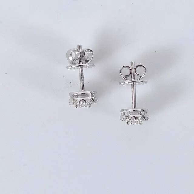 DIAMANTÖRHÄNGEN, ett par, totalt 0,42ct, vitguld, 18K.