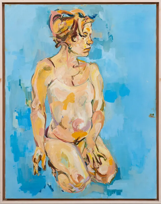 ELIN KÄLLMAN. "Lola 40", olja på duk, signerad och daterad à tergo, 2016.