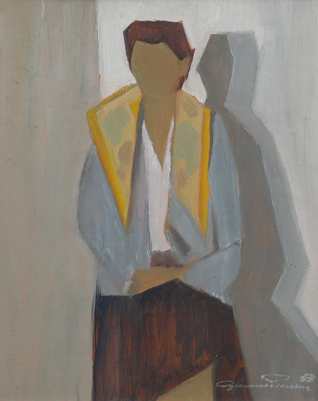 GUNNAR PERSSON. GESTALT, olja på pannå.