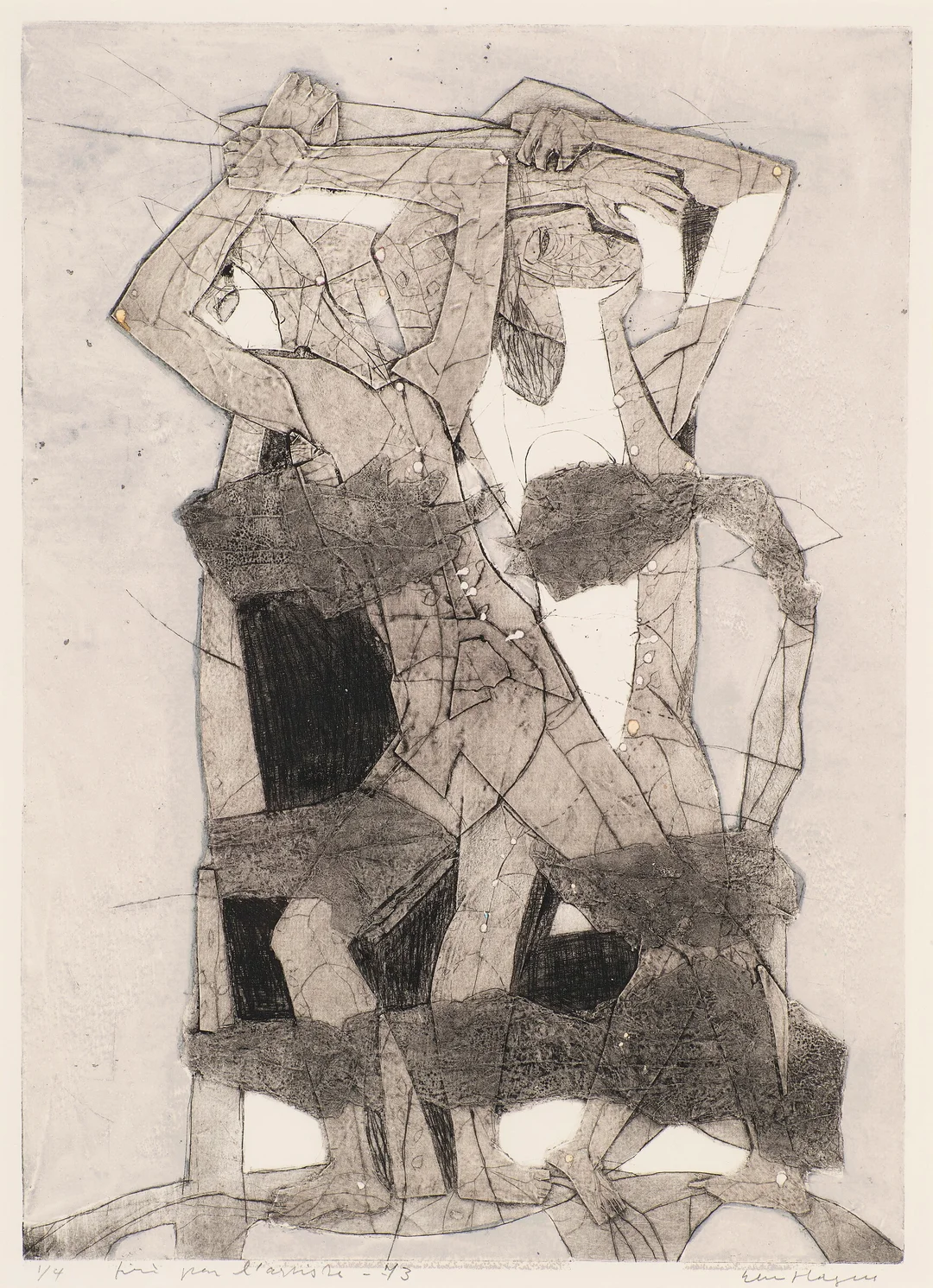 Hagen, Else — Par, 1973 — Kunst/Grafikk — Blomqvist