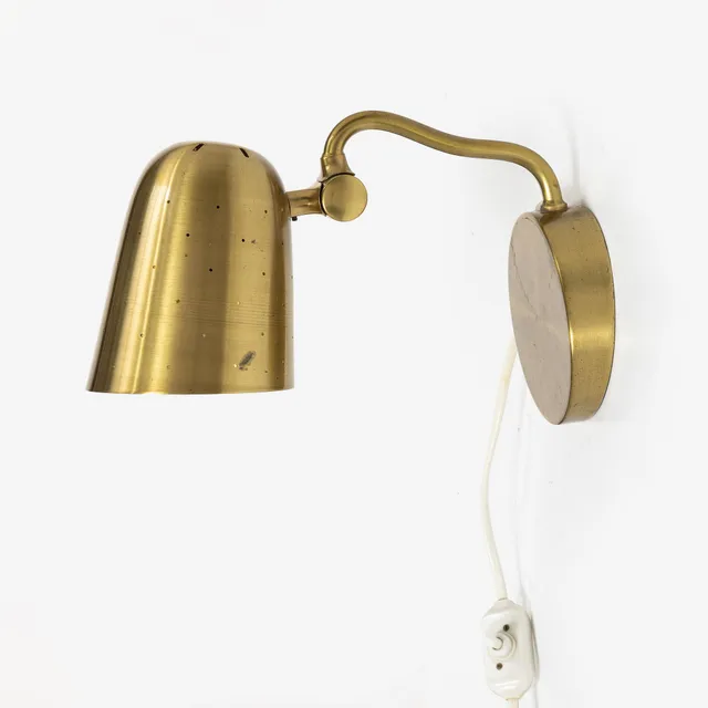 Vägglampa, modell 9303 ”Baby”, Boréns, Borås 1900-talets mitt.