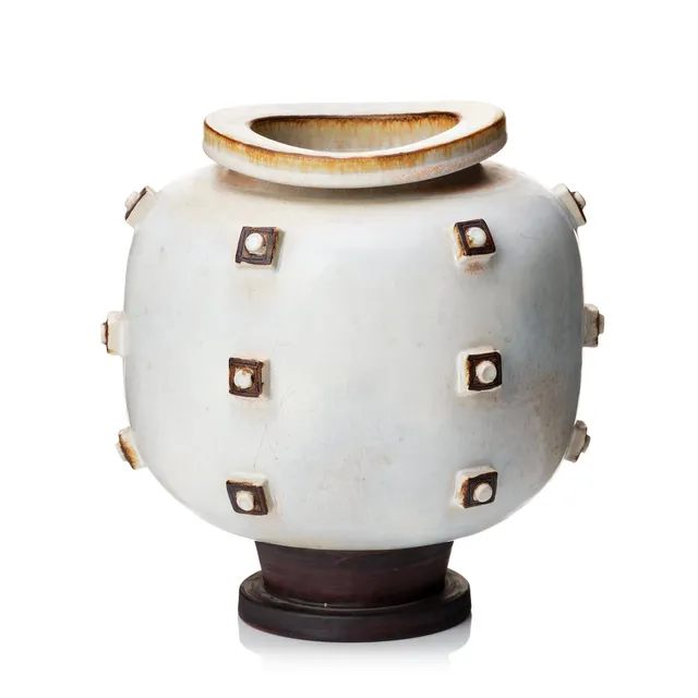Wilhelm Kåge, urna, farstagods, Gustavsbergs studio 1940-50-tal.