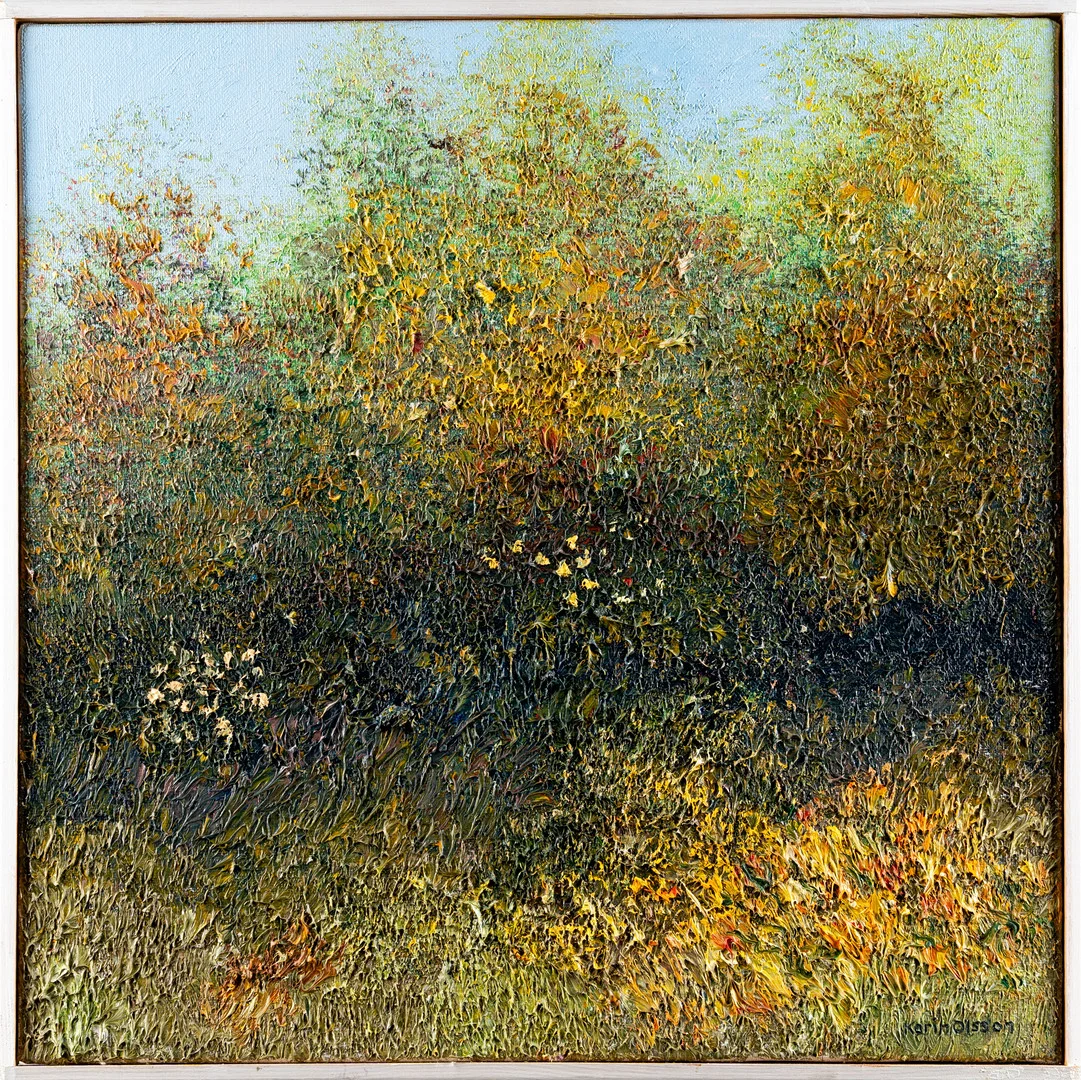 KARIN OLSSON. Olja på duk, signerad, 1900-tal. — Paintings — Norrlands Auktionsverk