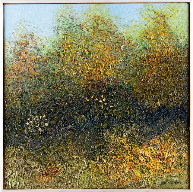 KARIN OLSSON. Olja på duk, signerad, 1900-tal.