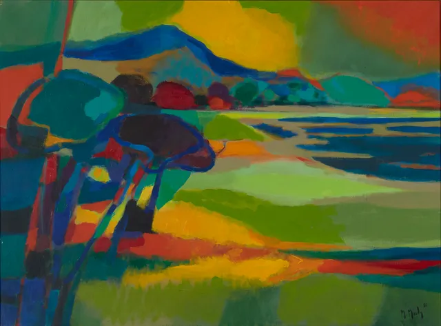Mouly, Marcel — "La montagne bleue" Gentilly 1982