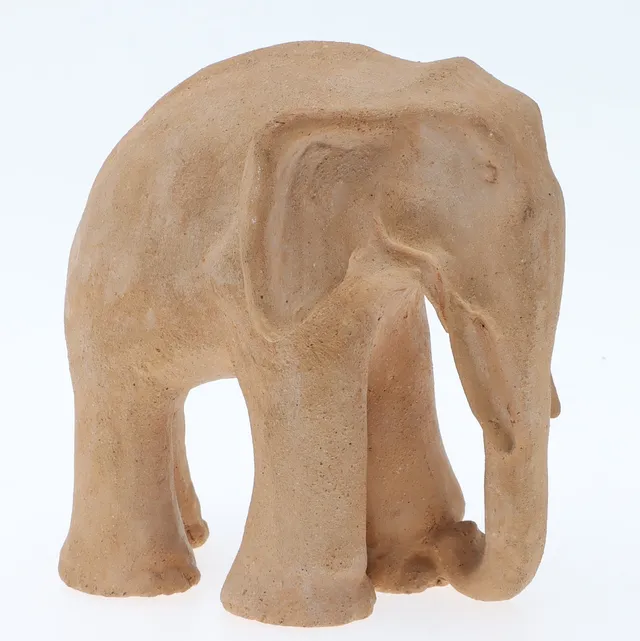 ÅKE HOLM. Skulptur, elefant, stengods, signerad.