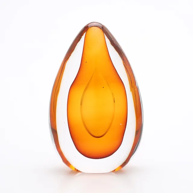 MONA MORALES SCHILDT. "Ventana", rumssmycke, glas, Kosta, signerad.