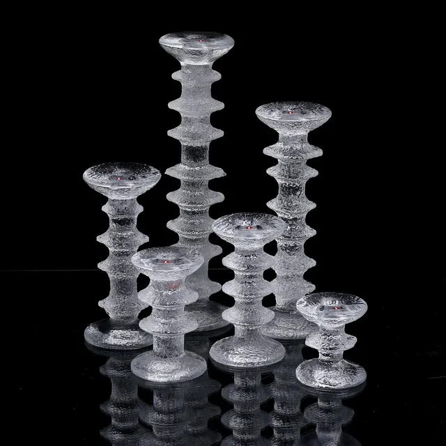 TIMO SARPANEVA. Ljusstakar, 6 st "Festivo", Iittala.
