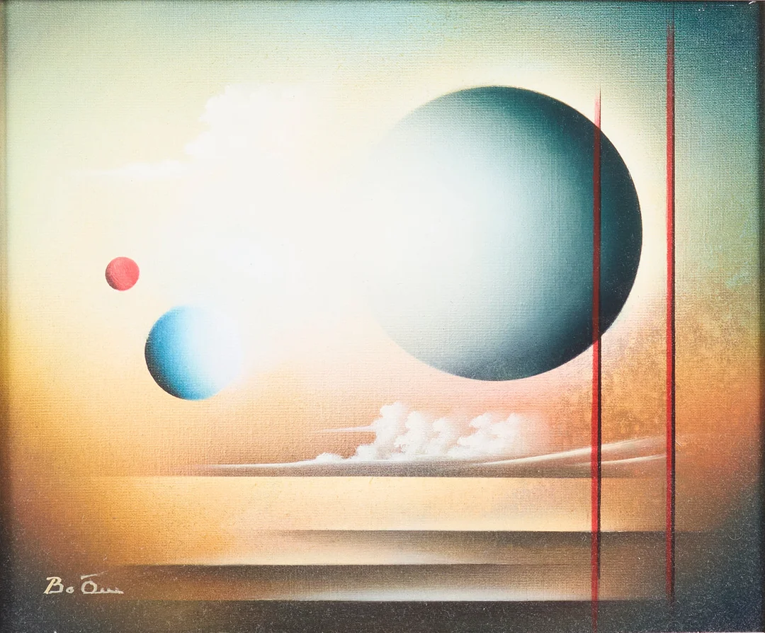 BO ÖRN. Oljemålning, signerad. — Paintings — Metropol Auktioner