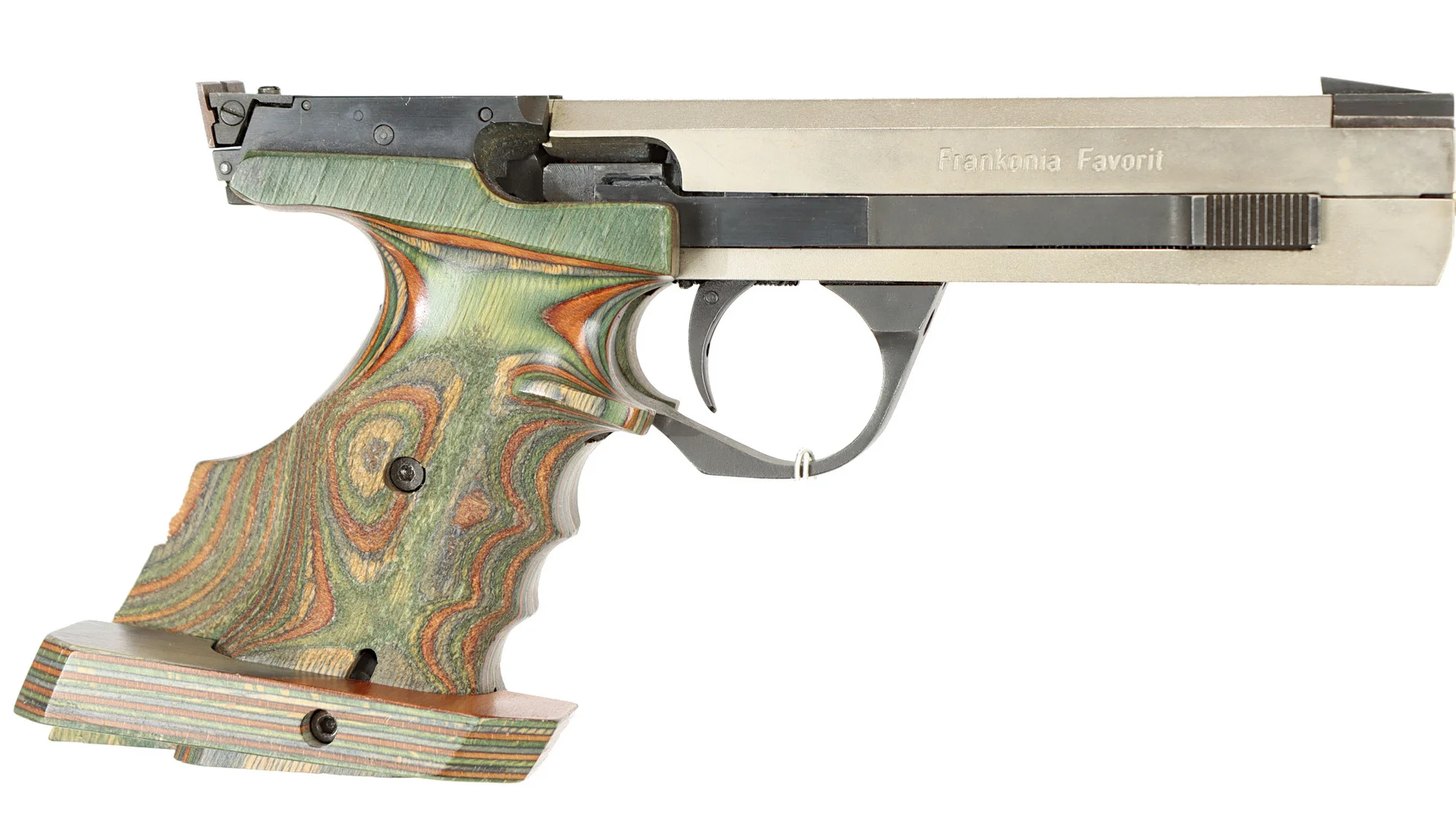 PISTOL, Halvautomatisk, fabrikat Baikal/Frankonia, modell Favorit (IJ35), kaliber .22LR, tillv.nr 970312, se-nr SE2131236. — Pistols — Walter Borg