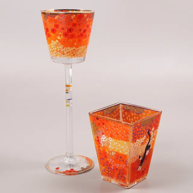 ROSINA WACHTMEISTER. Vas och glas, Goebel, 1900-talets andra hälft.