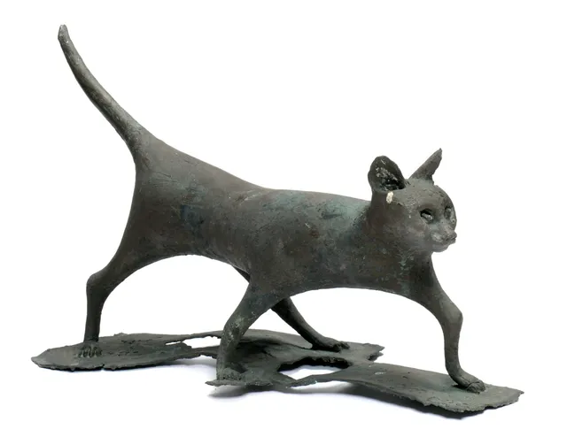 Fazzini, Pericle — Langstrakt katt