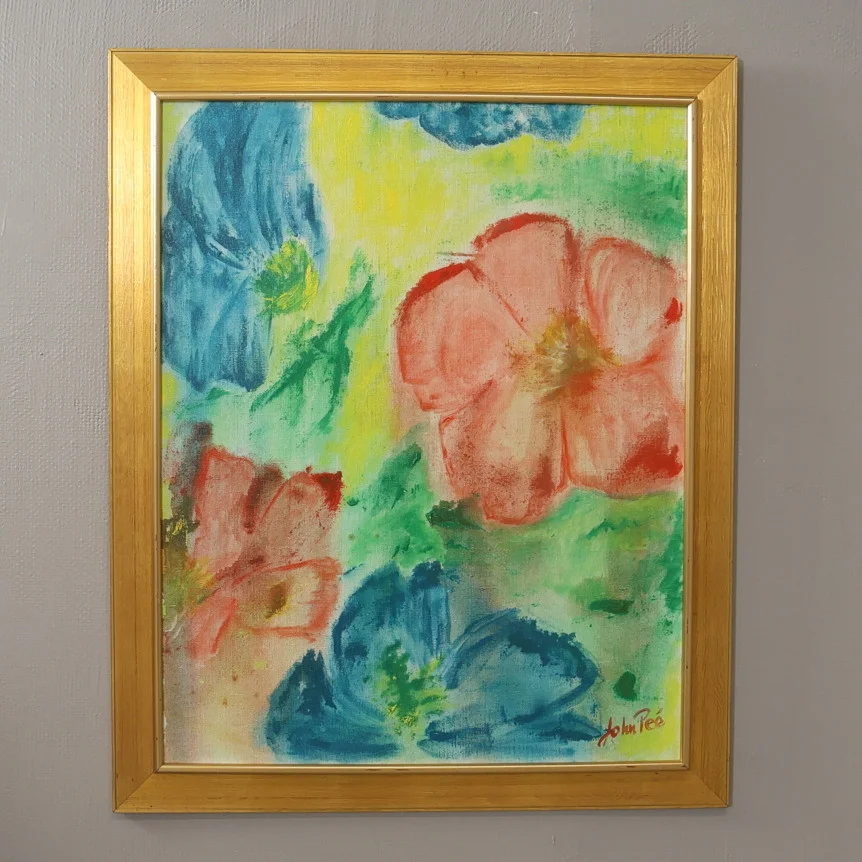 JOHN PEE. OLJA PÅ DUK signerad. — Paintings — Höörs Auktionshall