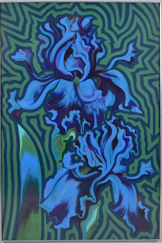 LOWELL NESBITT. Gouache.