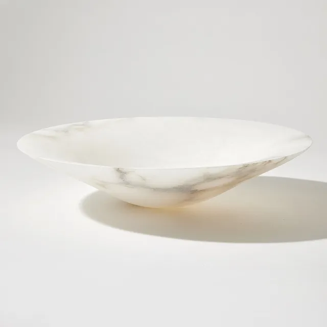 EVA LANGE. Form i alabaster.