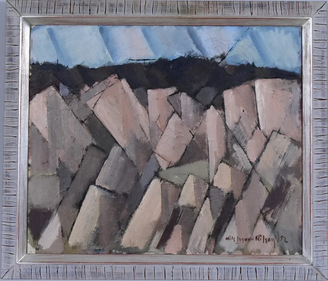 NILS INGVAR NILSSON. Olja på duk. — Paintings — Halmstads Auktionskammare