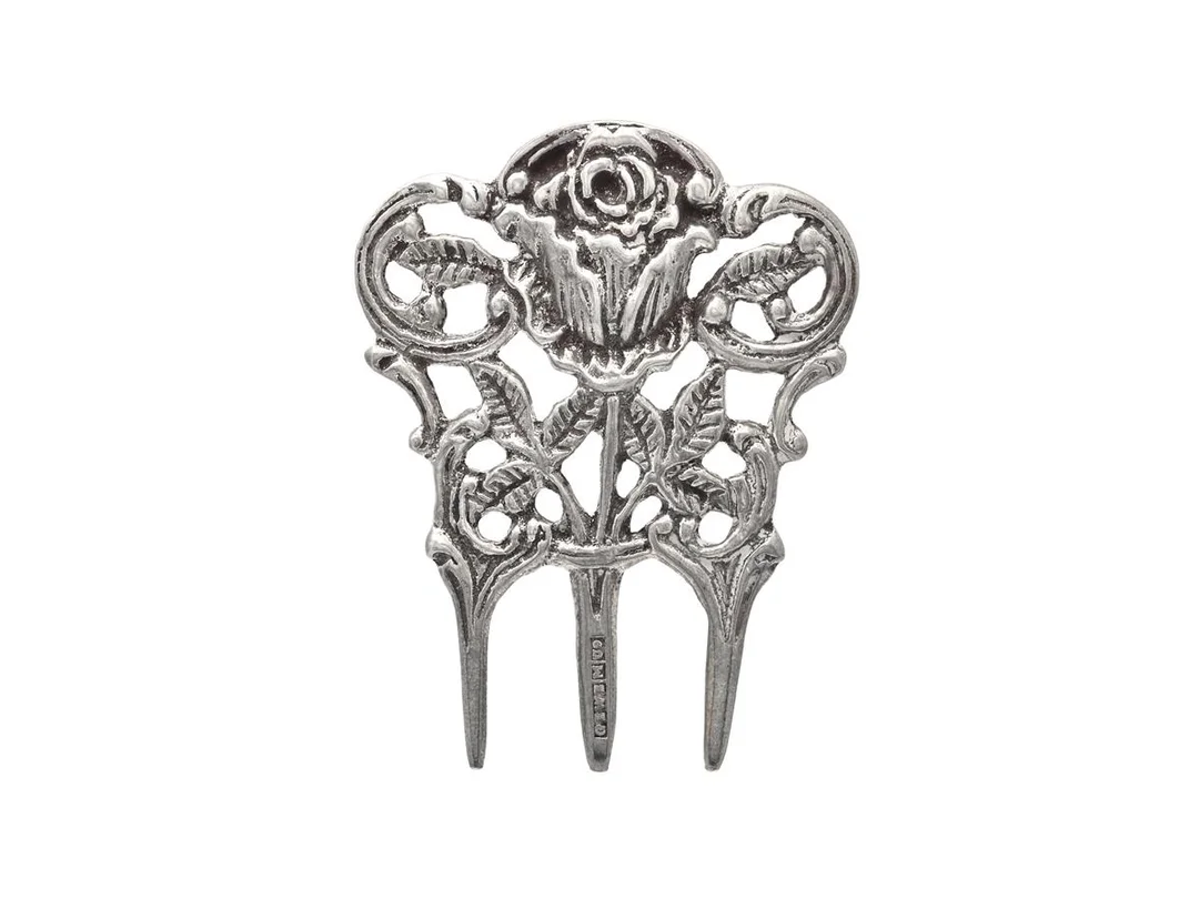 HÅRKAM, silver, längd 5 cm, GEWE, 1970, vikt 15,1 g. — Silver/Övrigt — Kaplans