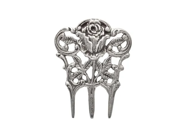 HÅRKAM, silver, längd 5 cm, GEWE, 1970, vikt 15,1 g.