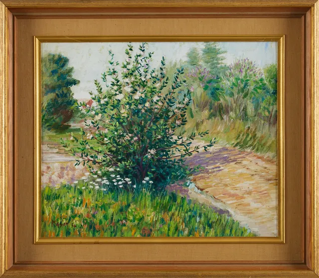 MATS MASON (1894-1983). "Vildapel", olja på duk, signerad samt daterad 1956.