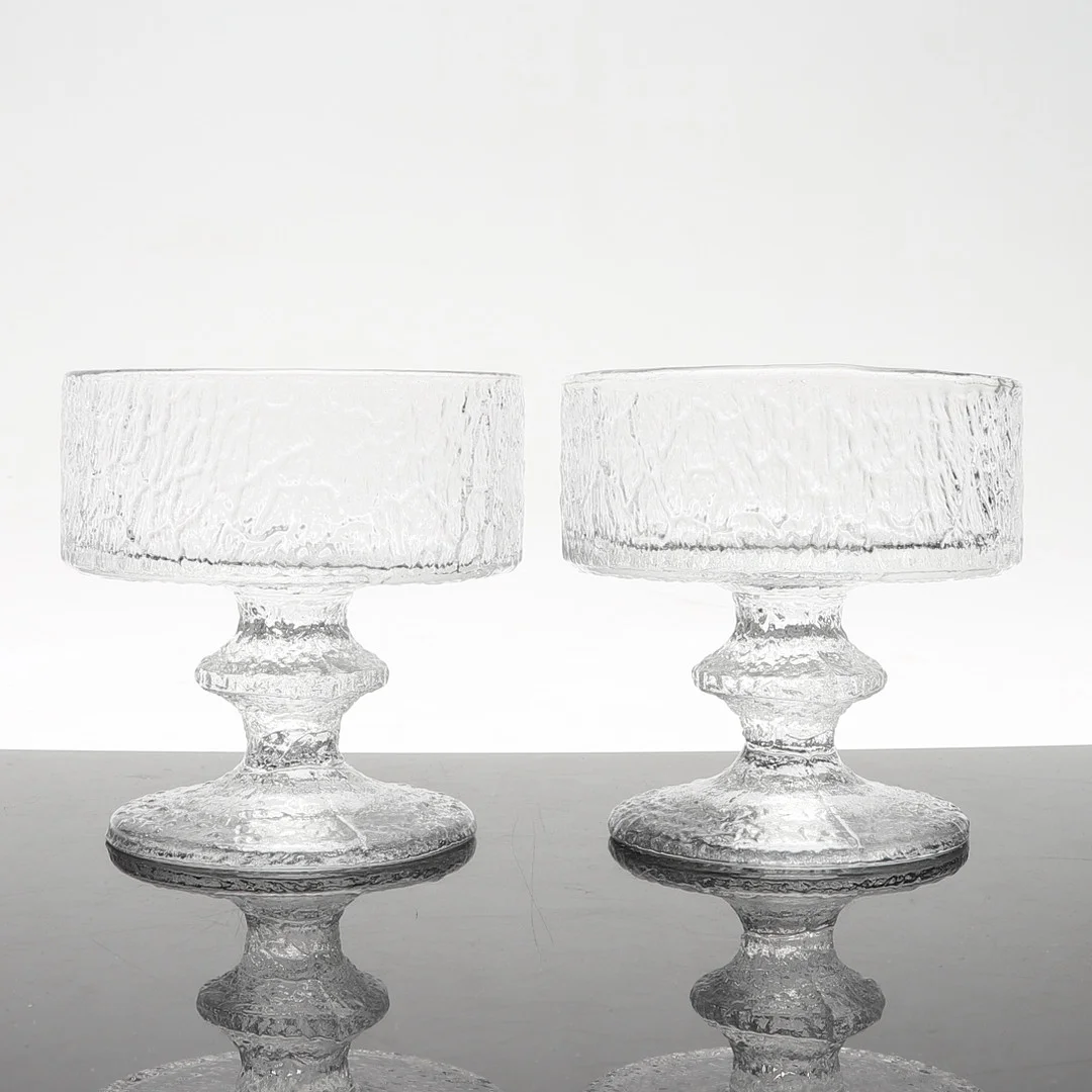 TIMO SARPANEVA. dessertskålar, 12 st, glas, "Senator", Iittala, Finland. — Utility glass — Gomér & Andersson Norrköping