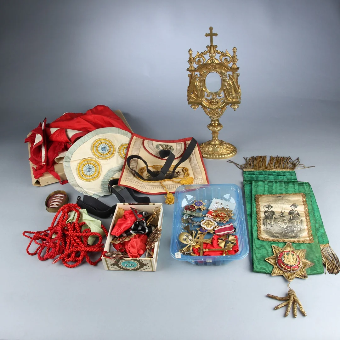 Effekter fra den danske frimurerloge mm. — Hobby and collectibles/Collectibles — Lauritz