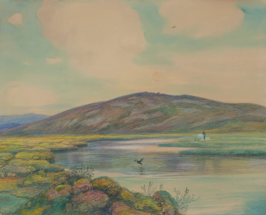 Holmboe, Thorolf — Sommerstemning — Kunst/Øvrig billedkunst — Blomqvist