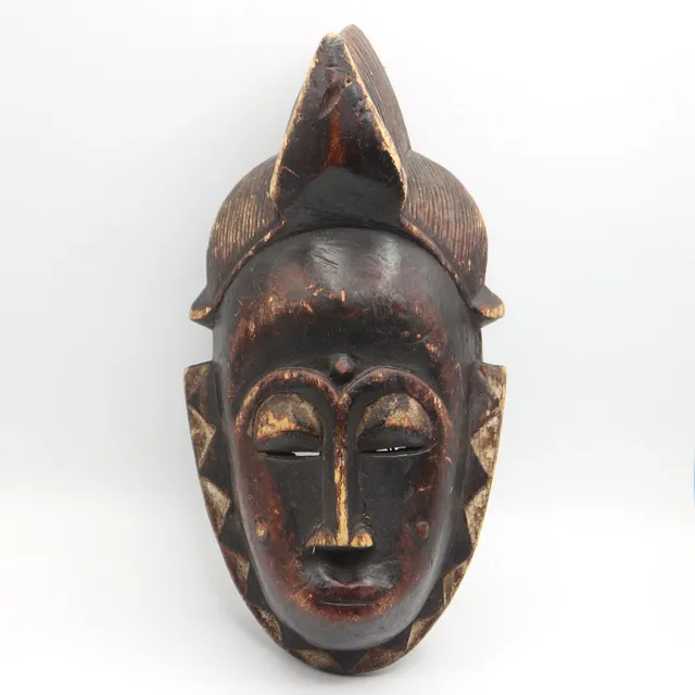 AFRIKANISCHE HOLZMASKE ANTIK.