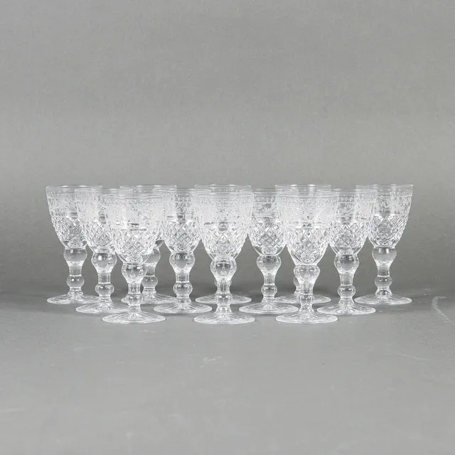 FRITZ KALLENBERG. Glas, Kosta, Elvira Madigan, 12 stycken.