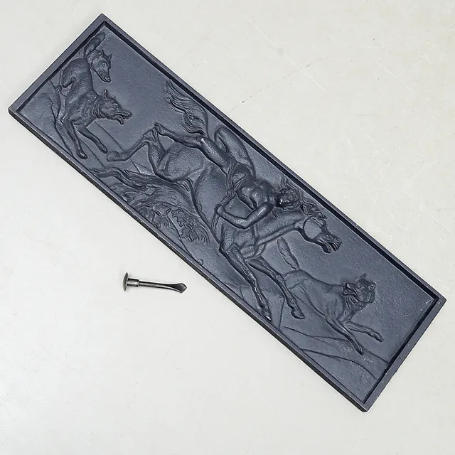 RELIEF, gjutjärn, 1900-tal.