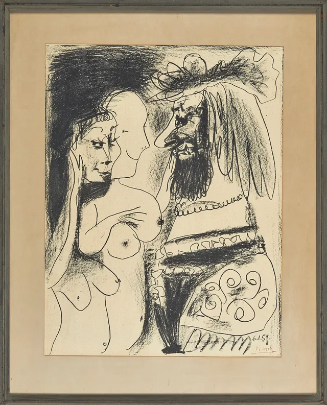 Picasso, Pablo — " Le Vieux Roi" 1959