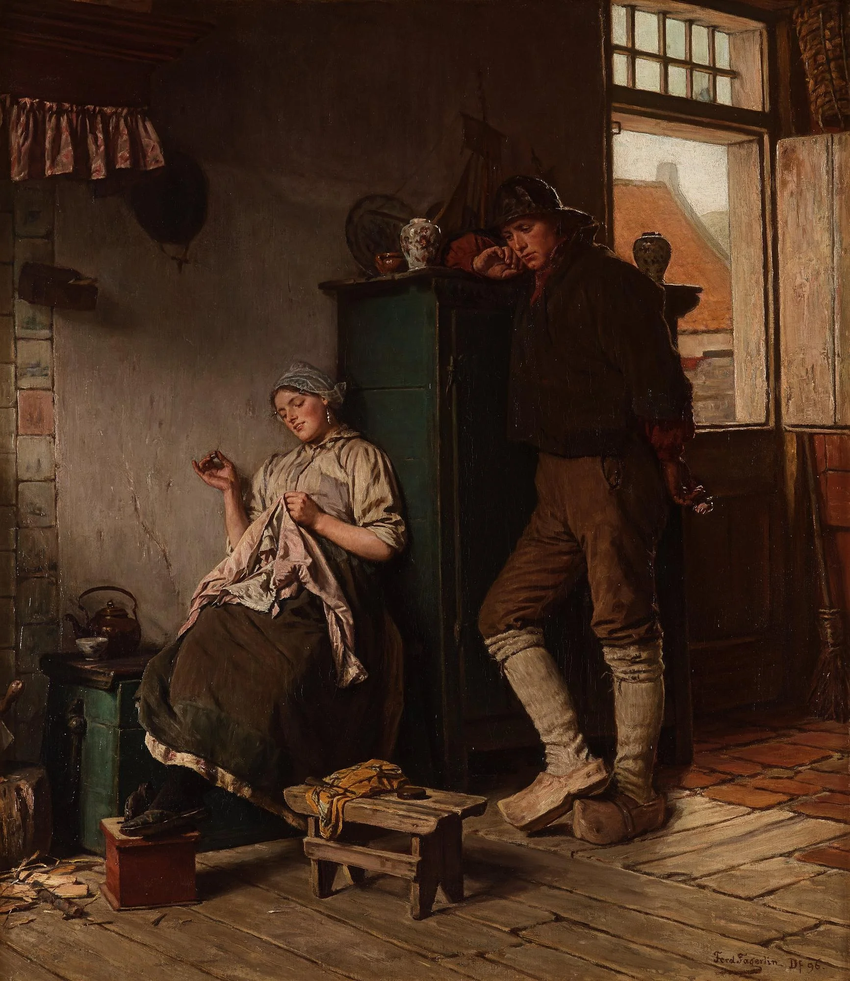 Ferdinand Fagerlin, "Der verzagte Freier". — Bukowskis