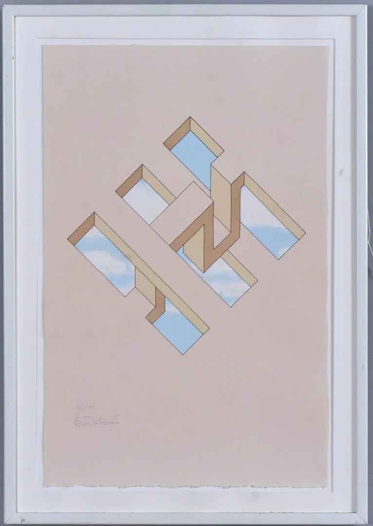 OSCAR REUTERSVÄRD. Färglitografi. — Engravings & Prints — Halmstads Auktionskammare