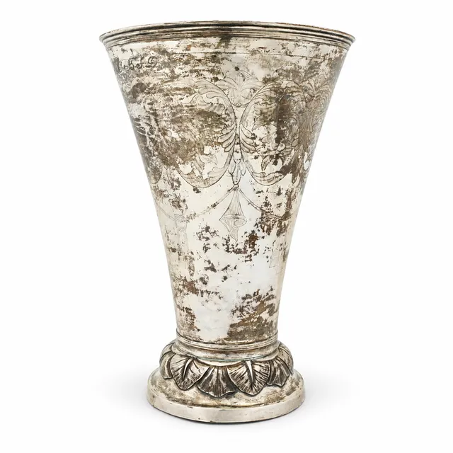 LARS LÖFGREN. bägare, silver, Hudiksvall, verksam 1797-1853.