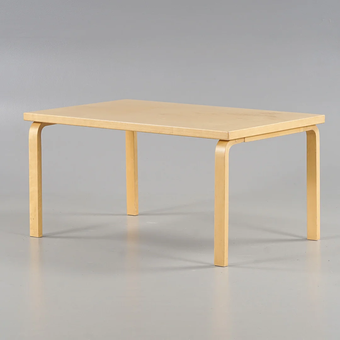 ALVAR AALTO. Soffbord "Modell 82" Artek, Finland, 1900-talets andra hälft. — Tables — Karlstad Hammarö Auktionsverk