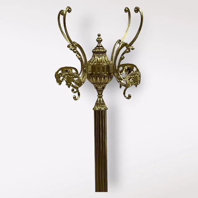 KLÄDHÄNGARE, mässing, 1900-tal.