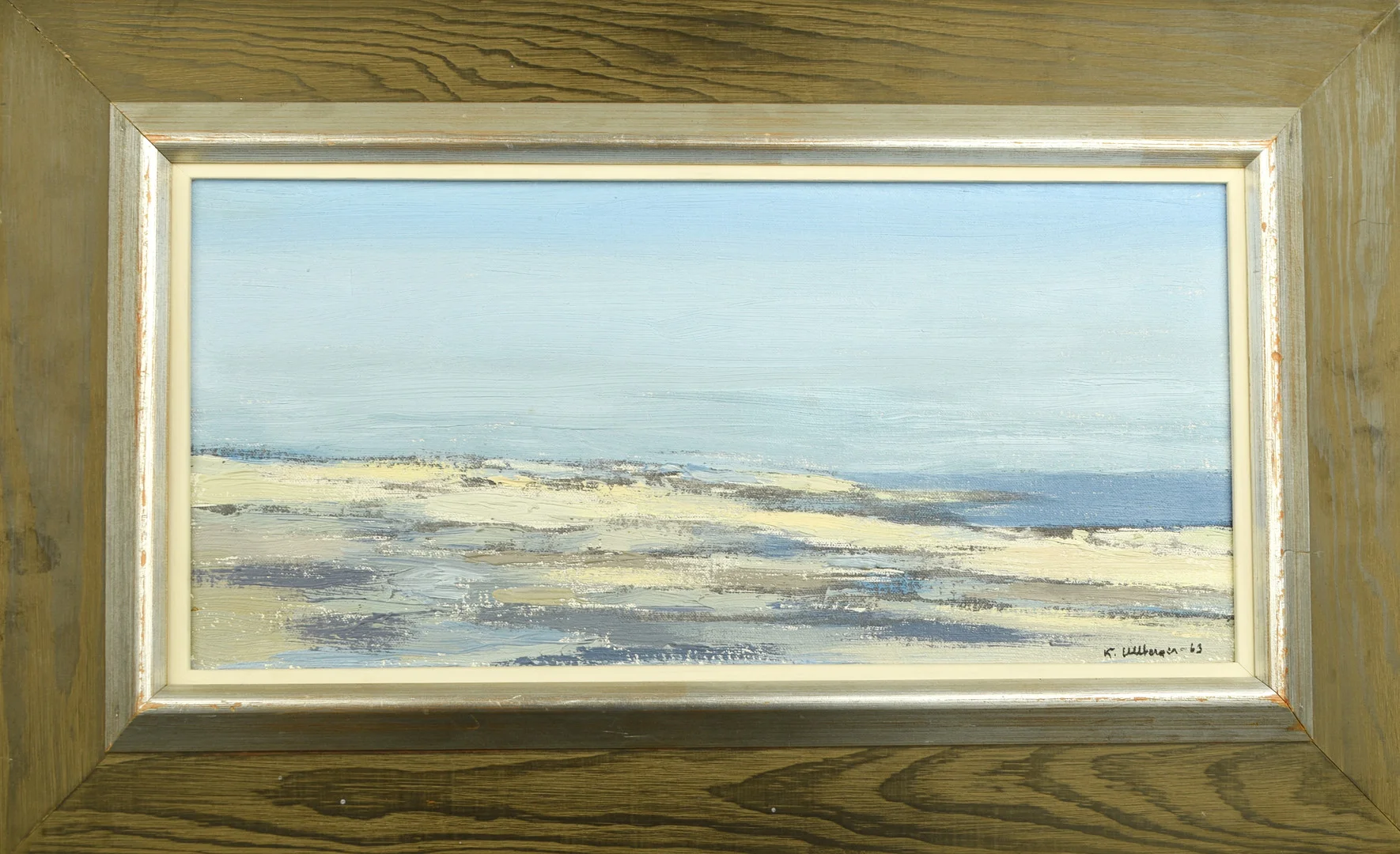 KURT ULLBERGER. Olja på duk, "Vårdag Hoburgen". — Paintings — Norrlands Auktionsverk