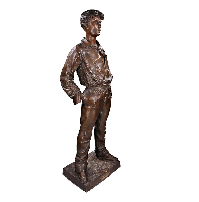 AFTER RENÉ CHARLES MASSÉ (1855 -1913). "Le Siffleur".
