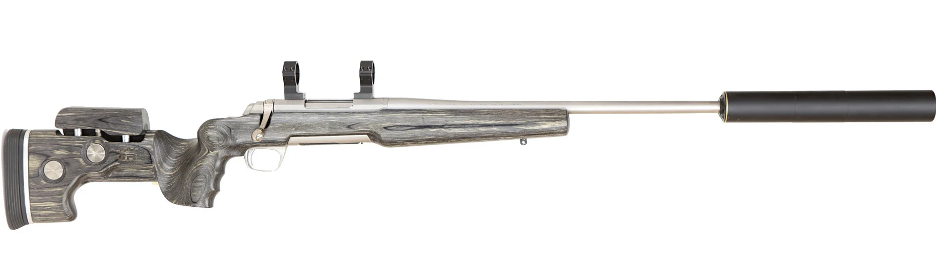 KULGEVÄR MED LJUDDÄMPARE, Repeter, fabrikat Browning, modell X-Bolt SS, kaliber .308W, tillv.nr 50928ZZ354, se-nr SE2322540. — Rifles — Walter Borg