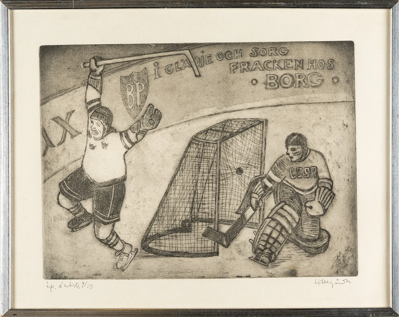 BENGT LISSEGÅRDH (1912-1979). Etsning. — Engravings & Prints — Norrlands Auktionsverk