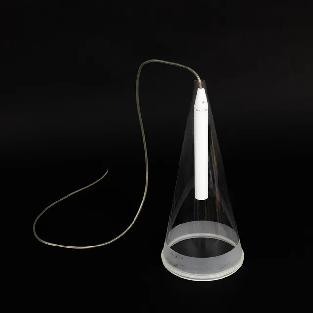 ACHILLE CASTIGLIONI. Taklampa, "Fucsia 1", Flos, Italien.