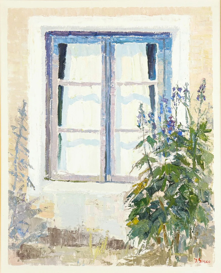 IMANTS SINKA. Signerad, olja på duk. — Paintings — Karlstad Hammarö Auktionsverk