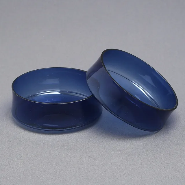 TIMO SARPANEVA. Dessertskålar, 8 st, glas, "I-linjen", Iittala, Finland.