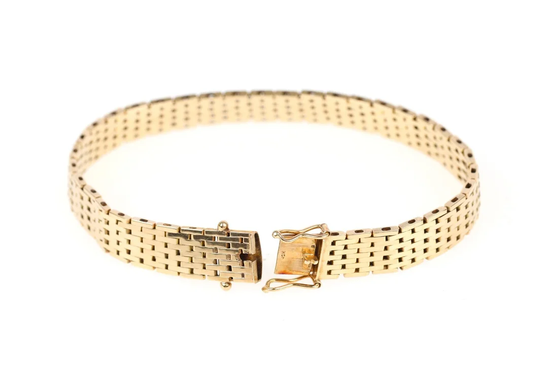 Hugo Grün: A bracelet of 14k gold. — Jewellery/Bracelets — Lauritz