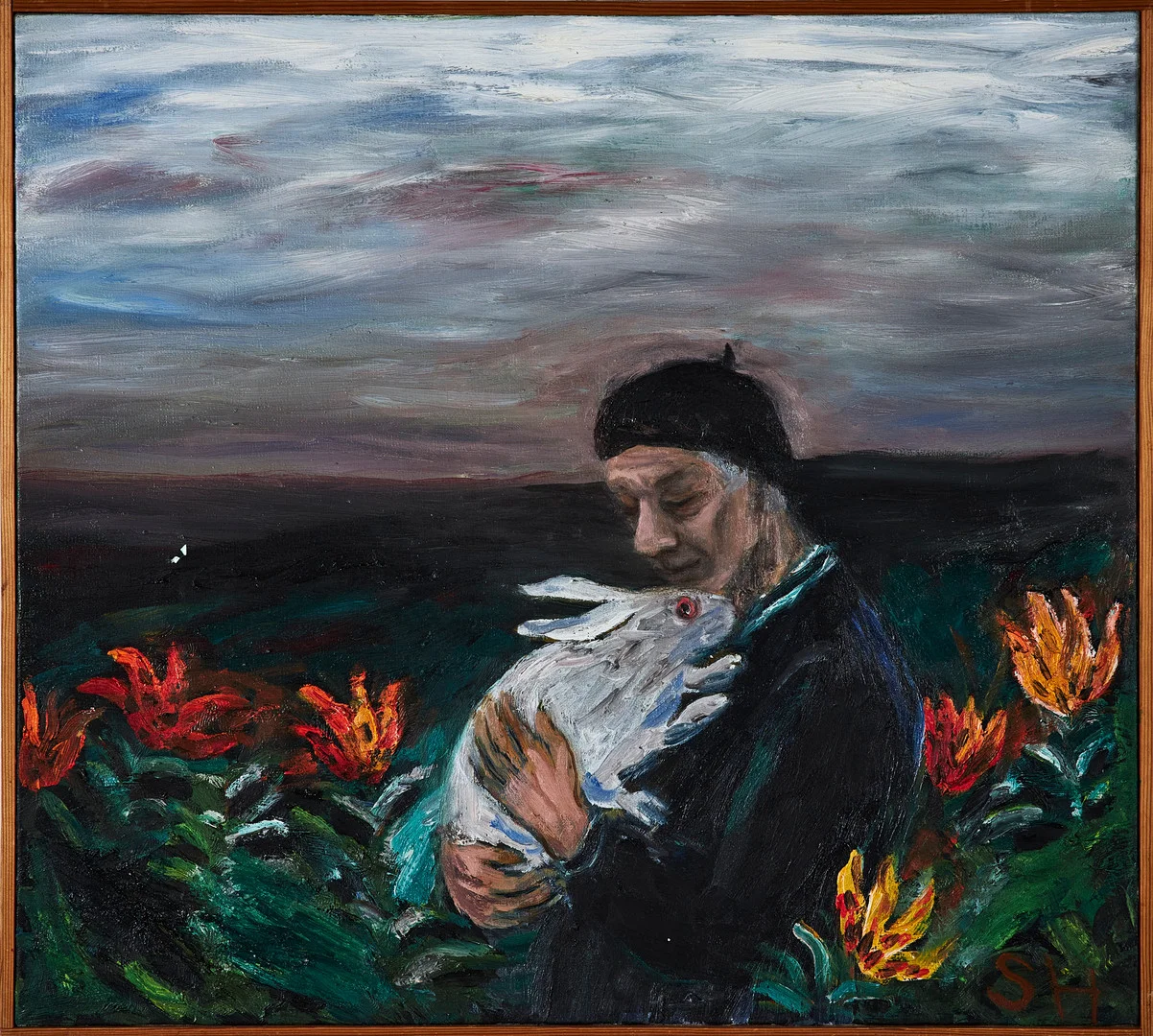 SAARA HARJU (FINLAND 1935-2017). "Elida", olja på duk. — Paintings — Stockholms Auktionsverk Sickla