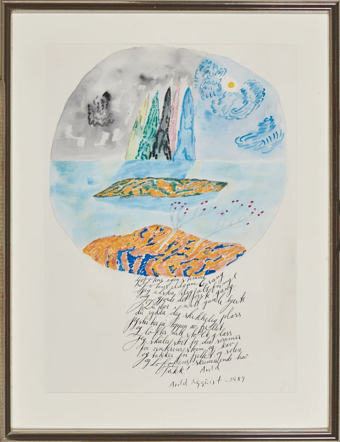 Nyquist, Arild — Lofotens egen stemme, 1989 — Kunst/Øvrig billedkunst — Blomqvist