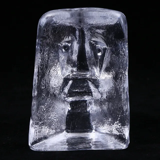 ERIK HÖGLUND. Ansikte, glas, signerat, "Boda H 1052".