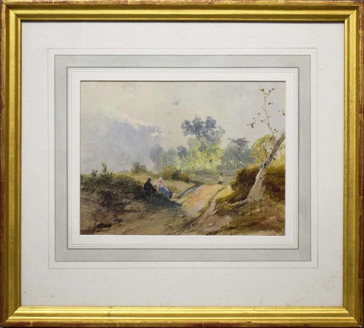 19TH CENTURY BRITISH WATERCOLOURS (4). — Paintings — Lots Road Auctions