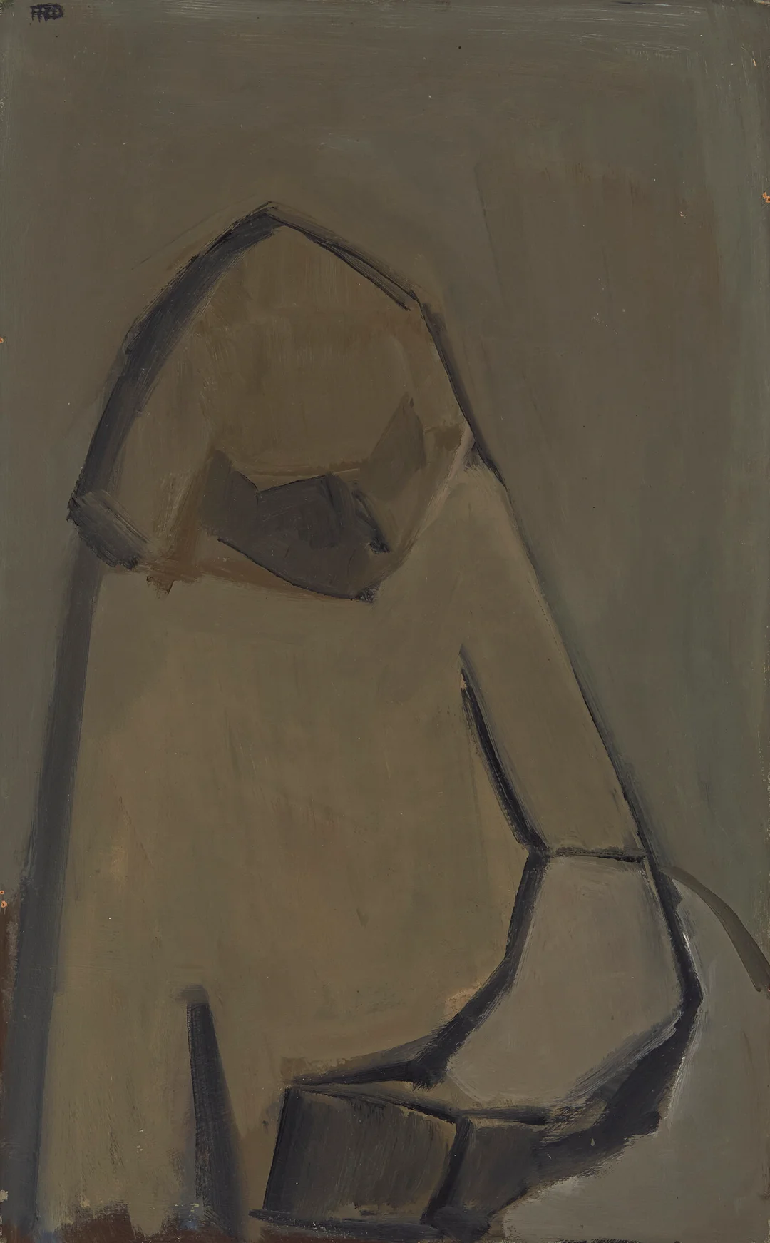 Andersson, Fred — "Kvinna" — Kunst/Maleri — Blomqvist